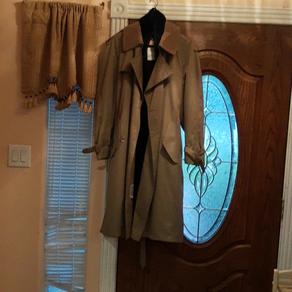 Cotton treach coat